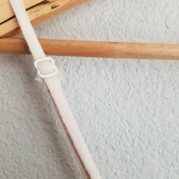 Flying Tomato Mini Dress Women's Size L Beige Rayon Ruffle Sleeveless Scoop Neck - Picture 6 of 9